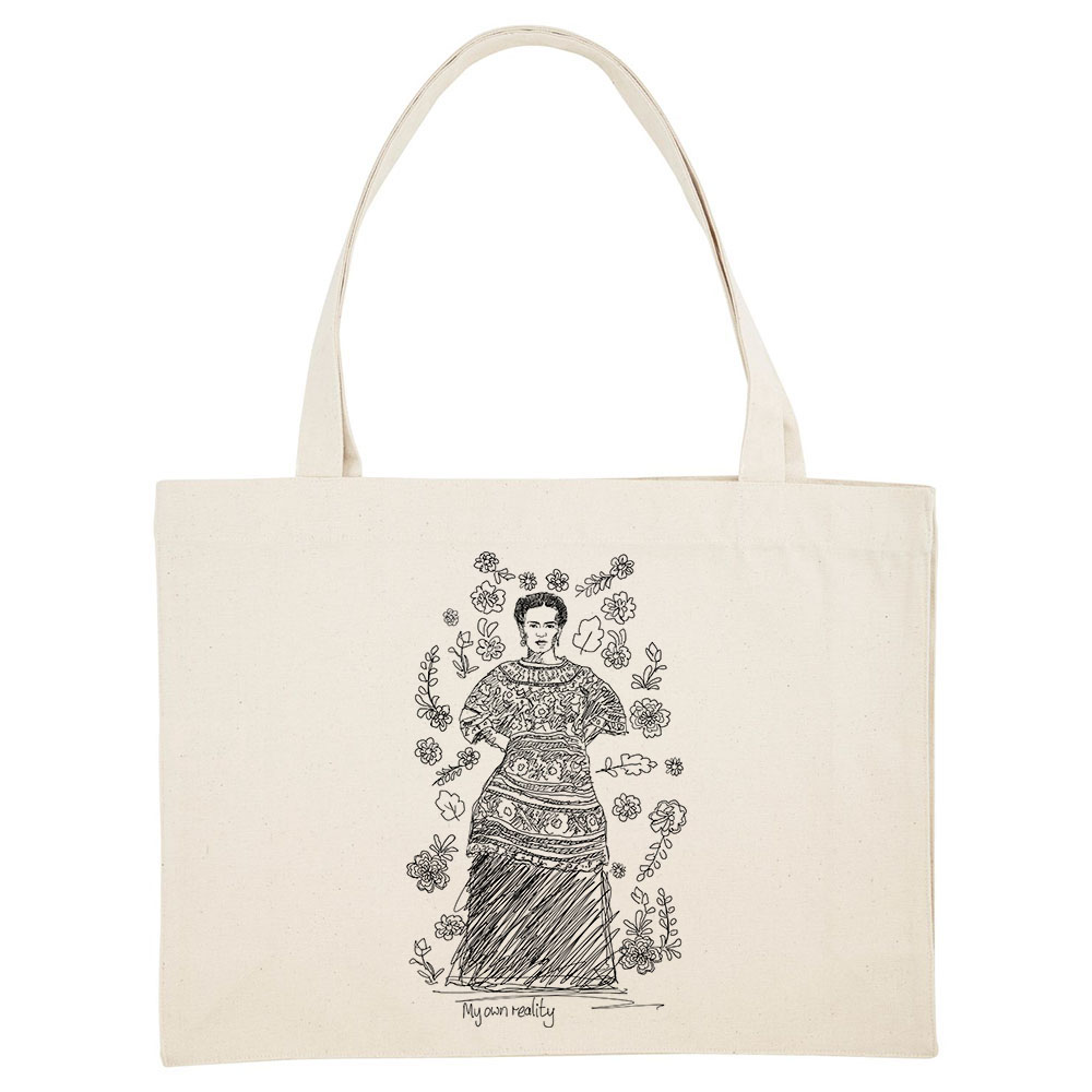 Frida Kahlo Tote Bag Skwiggles