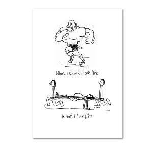What I think I look Like - Rugby Card