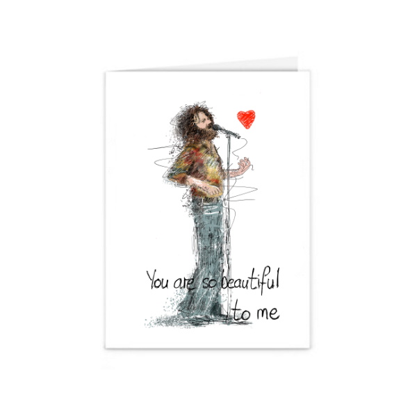 Joe Cocker – You Are So Beautiful Card – Skwiggles