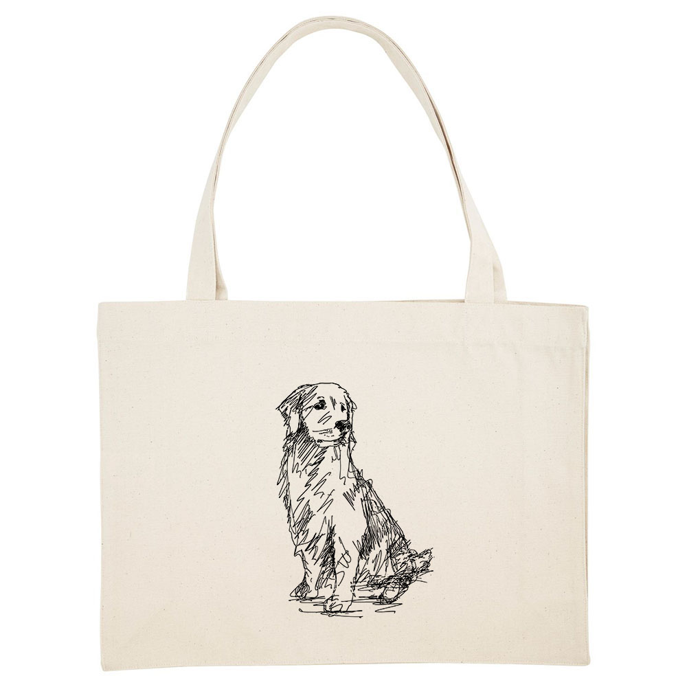 Golden Retriever Dog – Tote Bag – Skwiggles