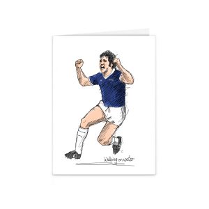 Bob Latchford  - Everton - Colour - Card
