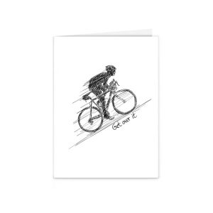 Get Over It - Cycling Card - Card