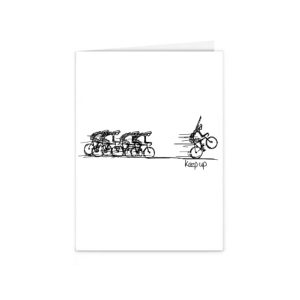 Keep Up - Cycling Card - Card
