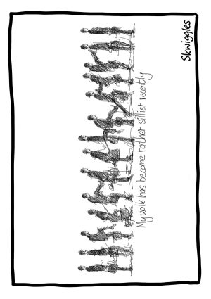 Ministry Of Silly Walks - Monty Python - A4 Print