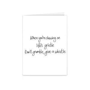 Monty Python - Lyrics - Bright Side Of Life - Card