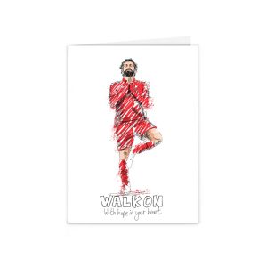 Mo Salah- Liverpool FC - Colour  - Card